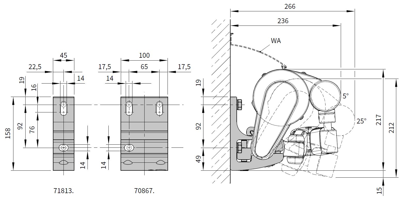 markilux 1710 retractable awning dimensions