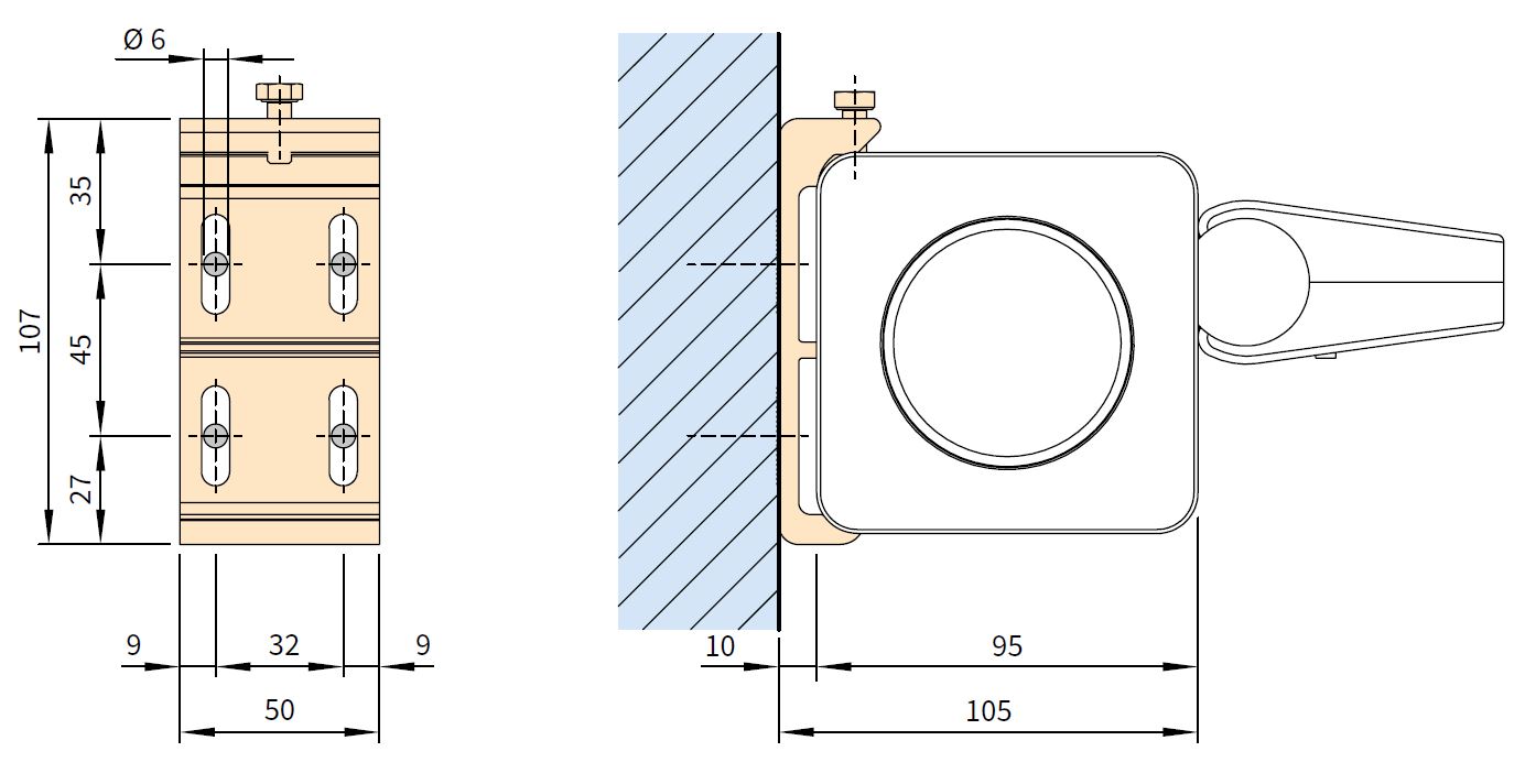 Markilux 790 cassette side screen for wind protection